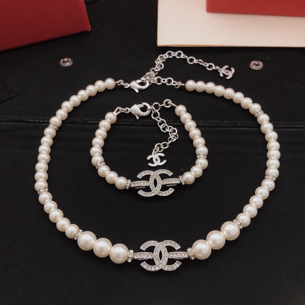 Chanel Silver-Tone Pearl Bracelet - album image 3