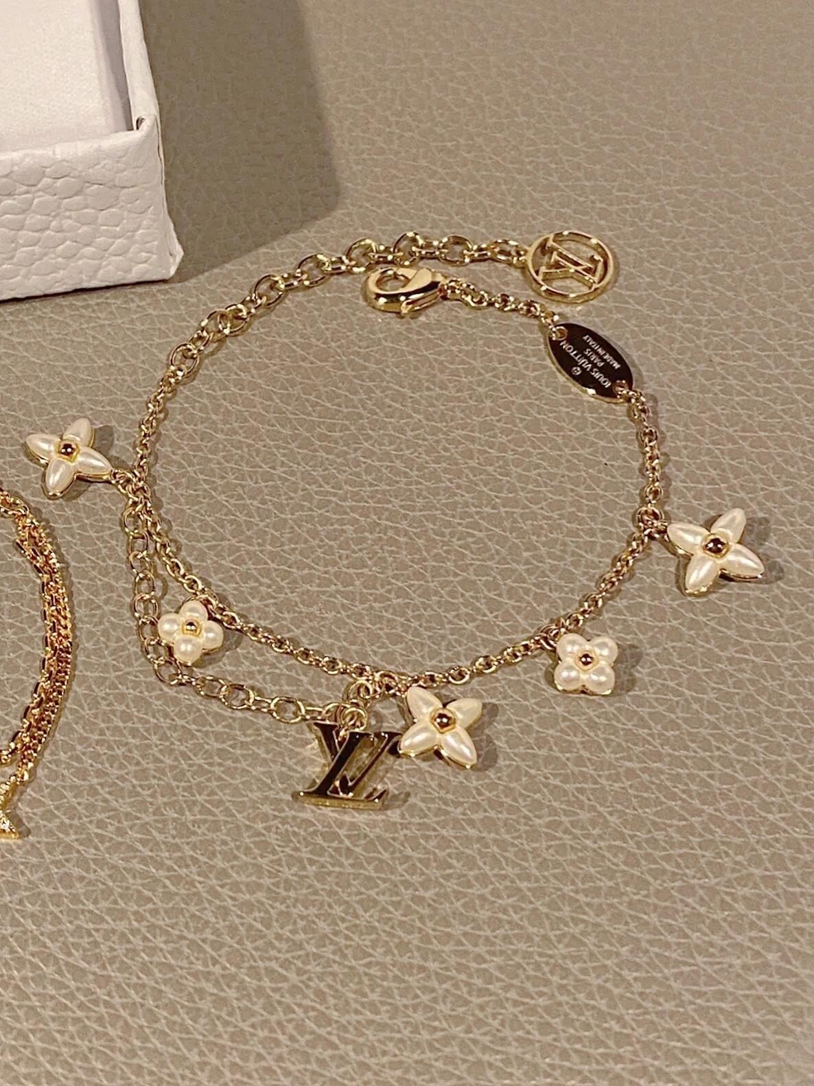 Louis Vuitton White Flower Bracelet - album image 3