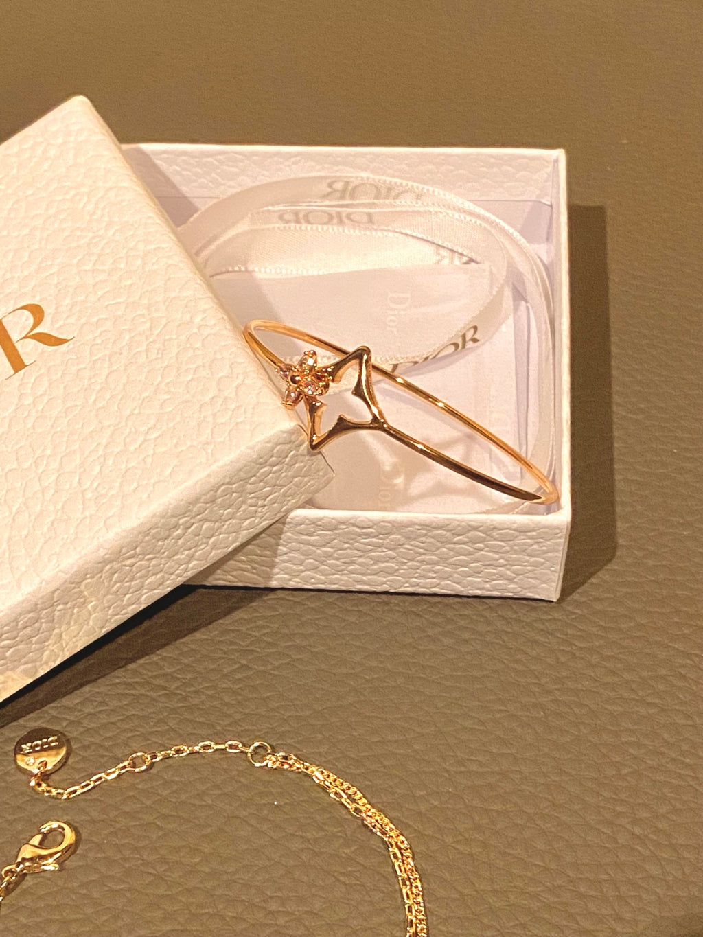 Louis Vuitton Pink Multicolor Marquise Crystal Accent Bangle - album image 8