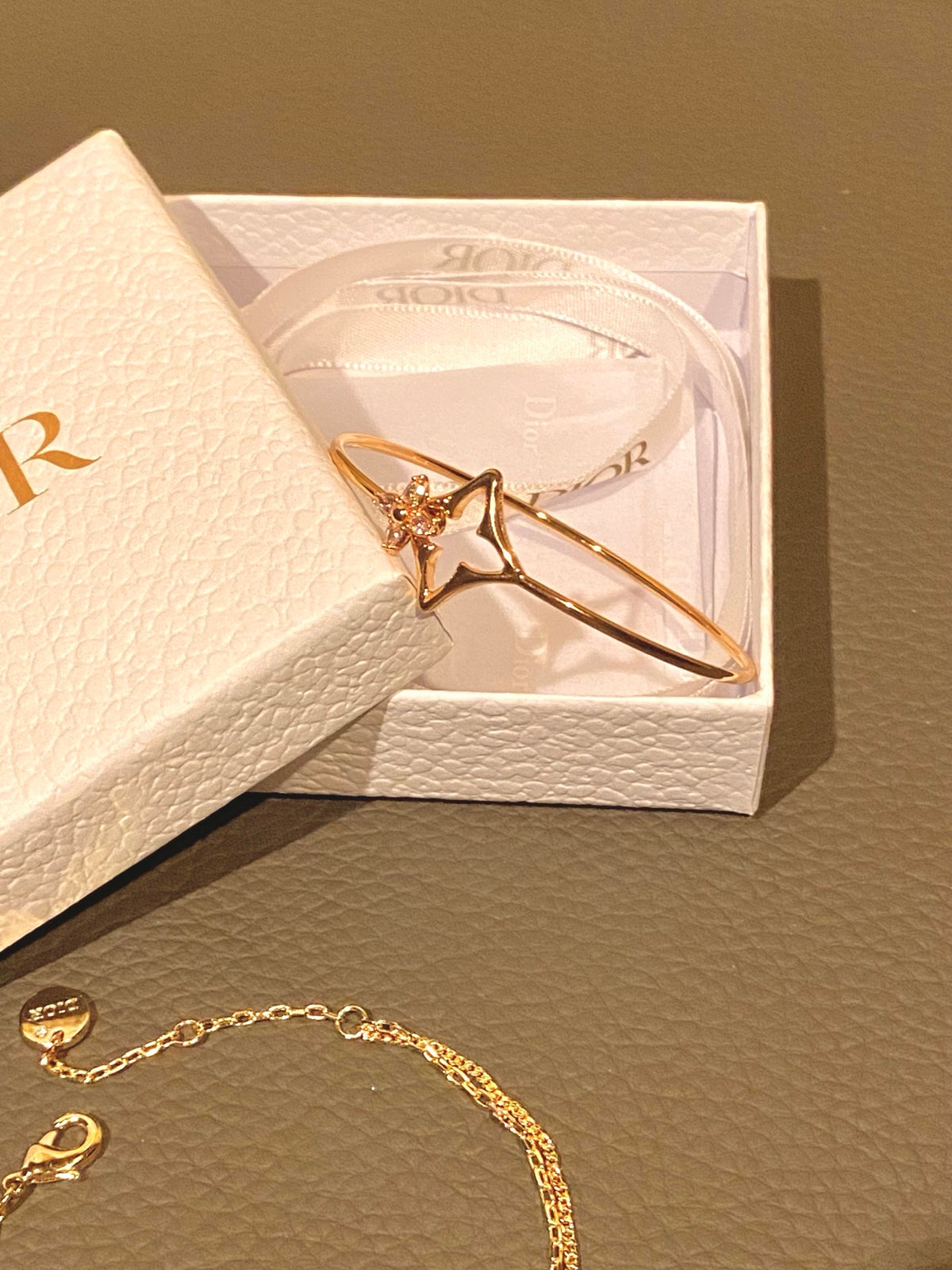 Louis Vuitton Pink Multicolor Marquise Crystal Accent Bangle - album image 8
