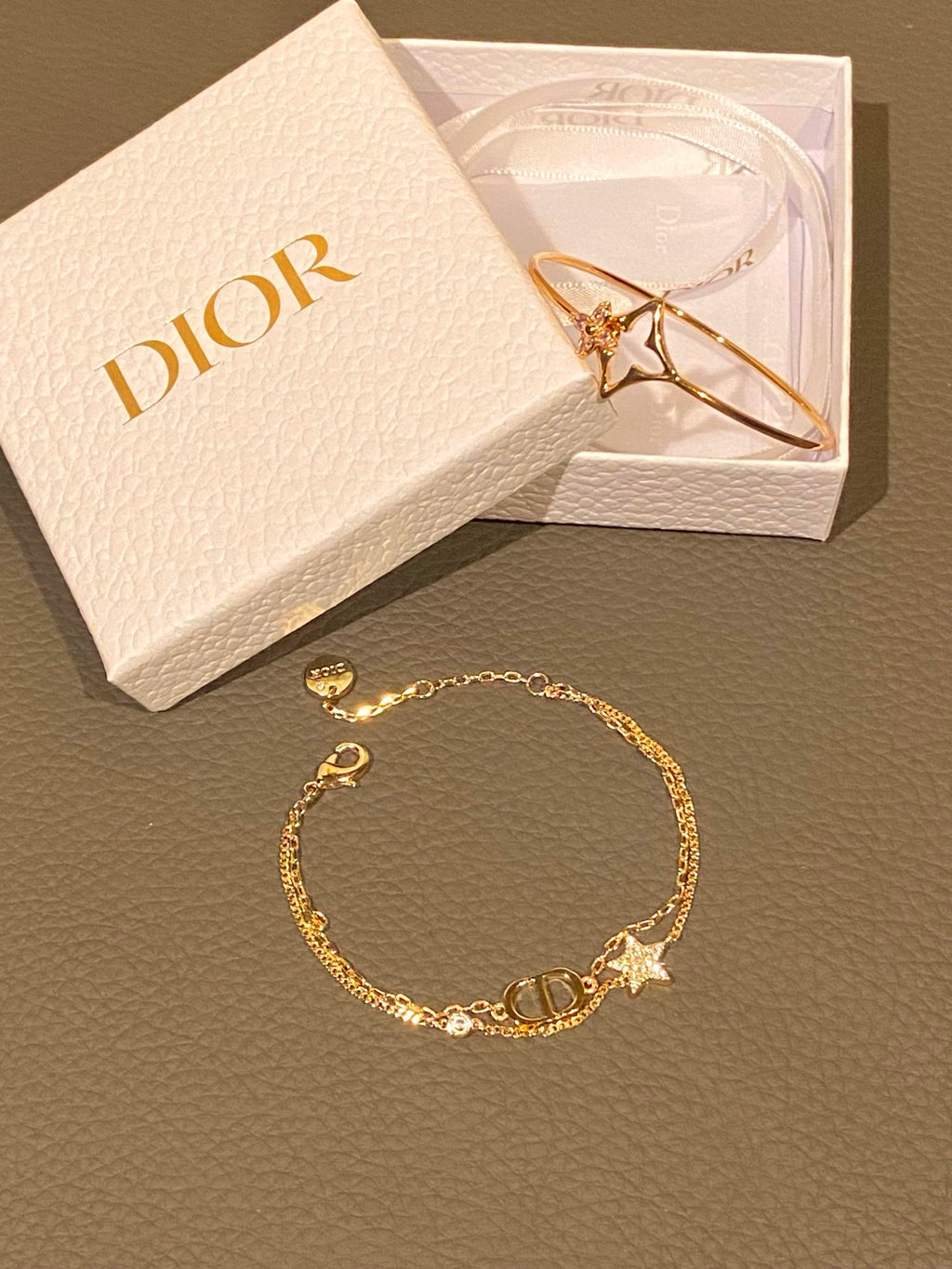 Louis Vuitton Pink Multicolor Marquise Crystal Accent Bangle - album image 9