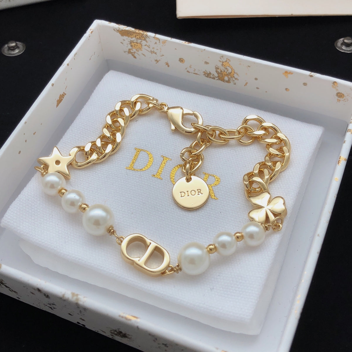 Dior CD Star Pearl-Look Bracelet - product image 3