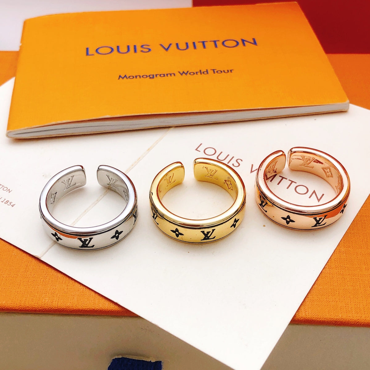 Louis Vuitton Silver-Tone Polished Ring - album image 8