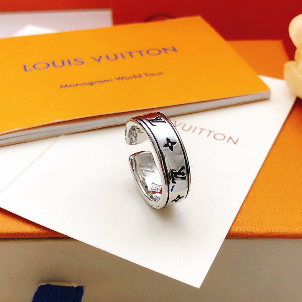 Louis Vuitton Silver-Tone Polished Ring - album image 6