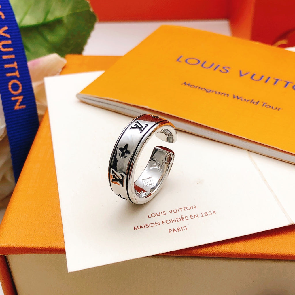 Louis Vuitton Silver-Tone Polished Ring - album image 7