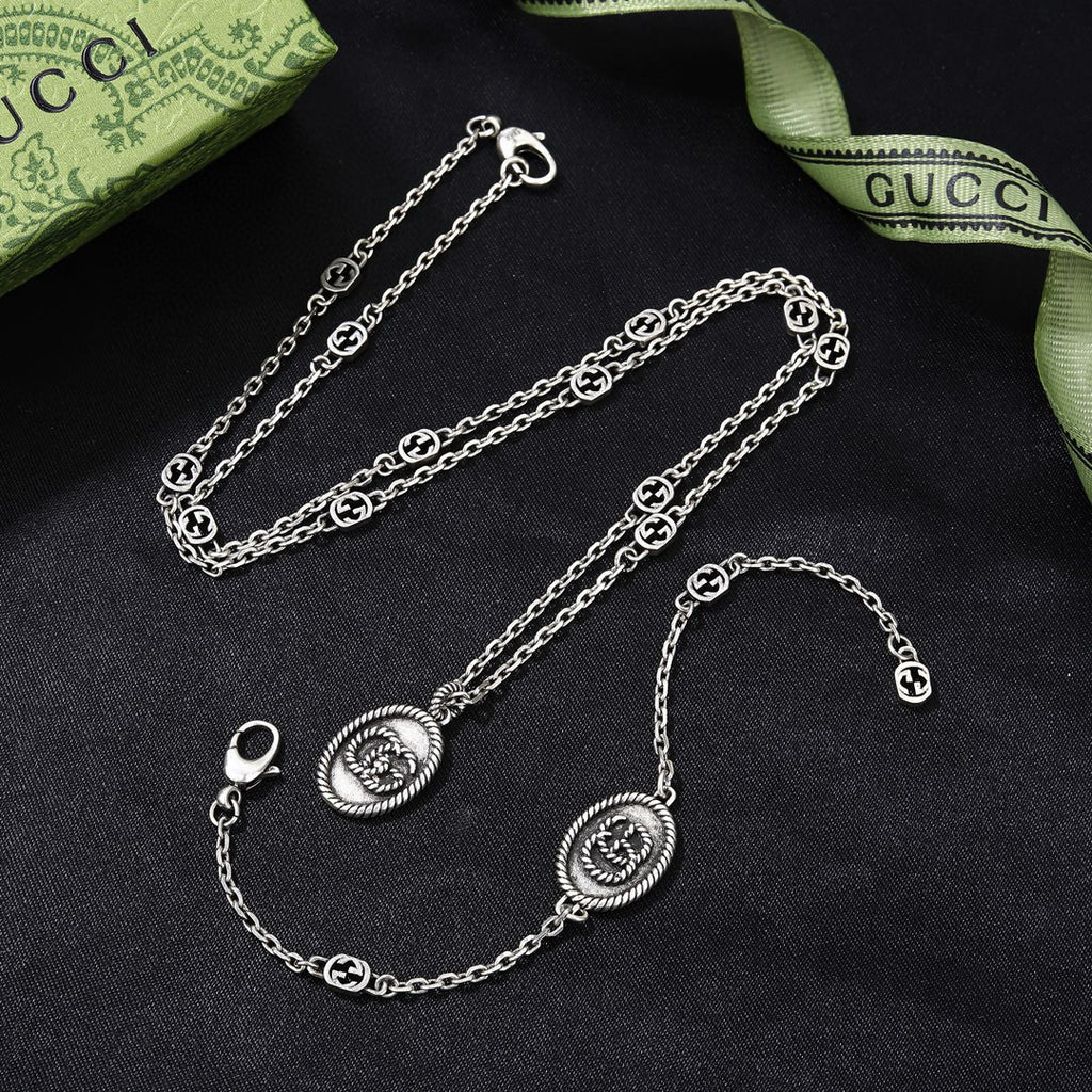 Gucci Silver-Tone Coin Charm Jewelry Options - album image 6