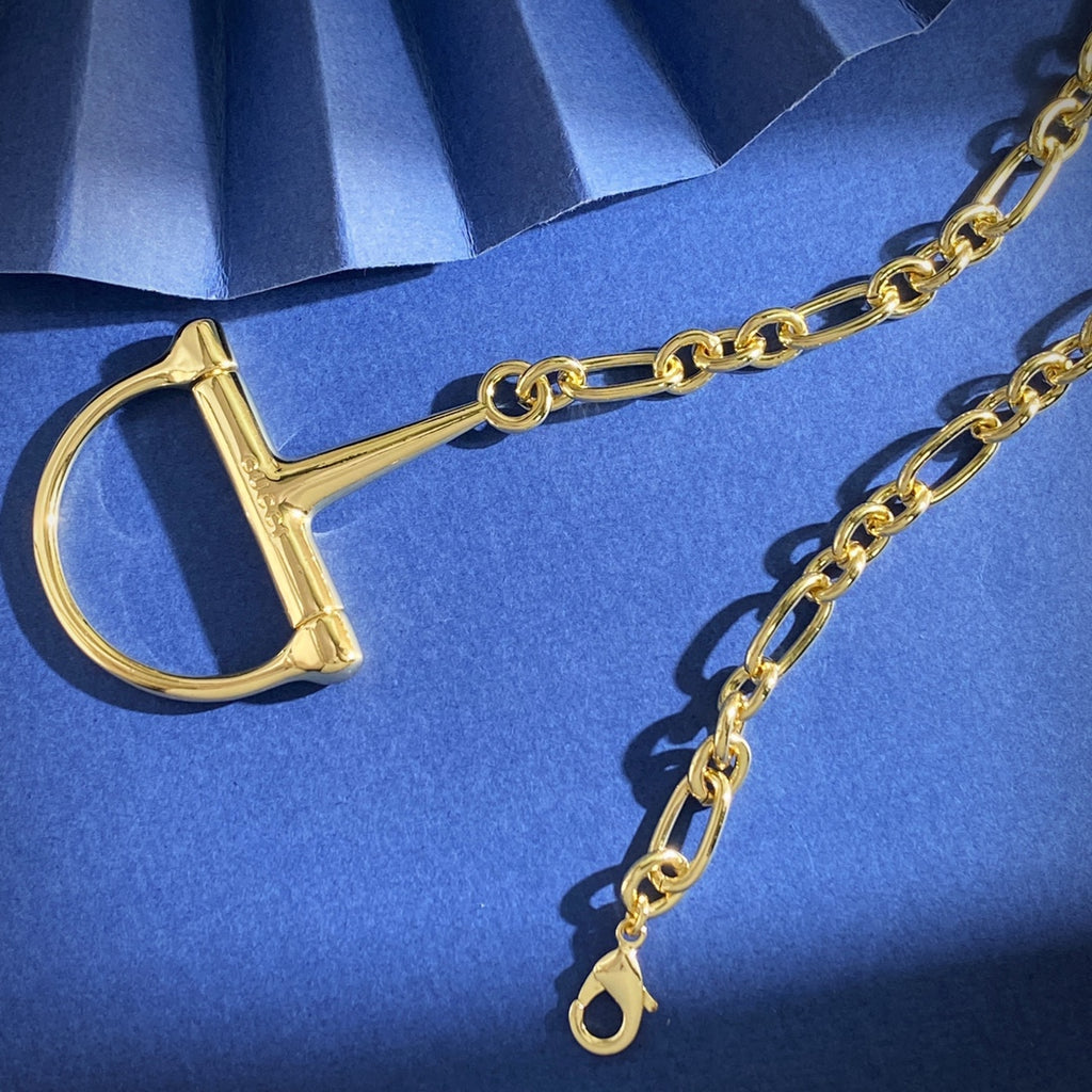 Gucci Gold-Tone Pendant Polished Chain Long Necklace - album image 6