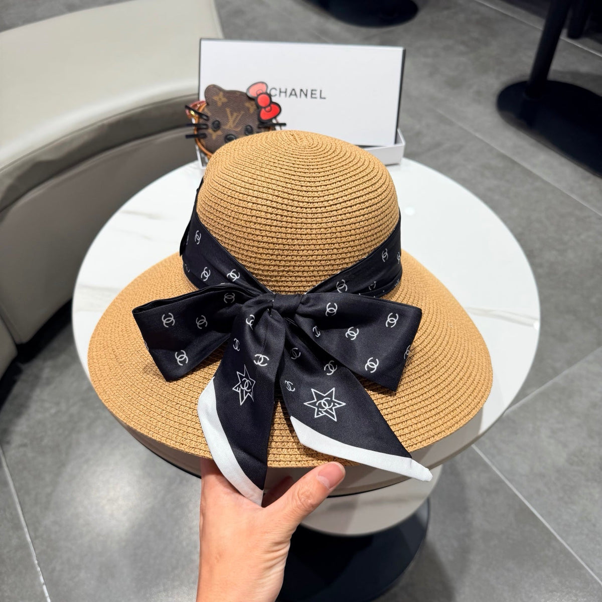 Chanel Wide Brim Hat - image 8