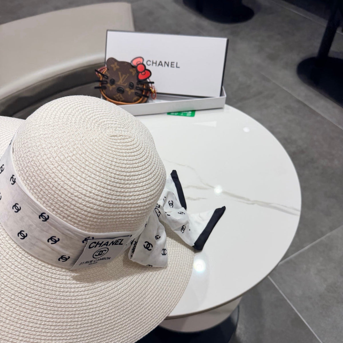 Chanel Wide Brim Hat - image 6