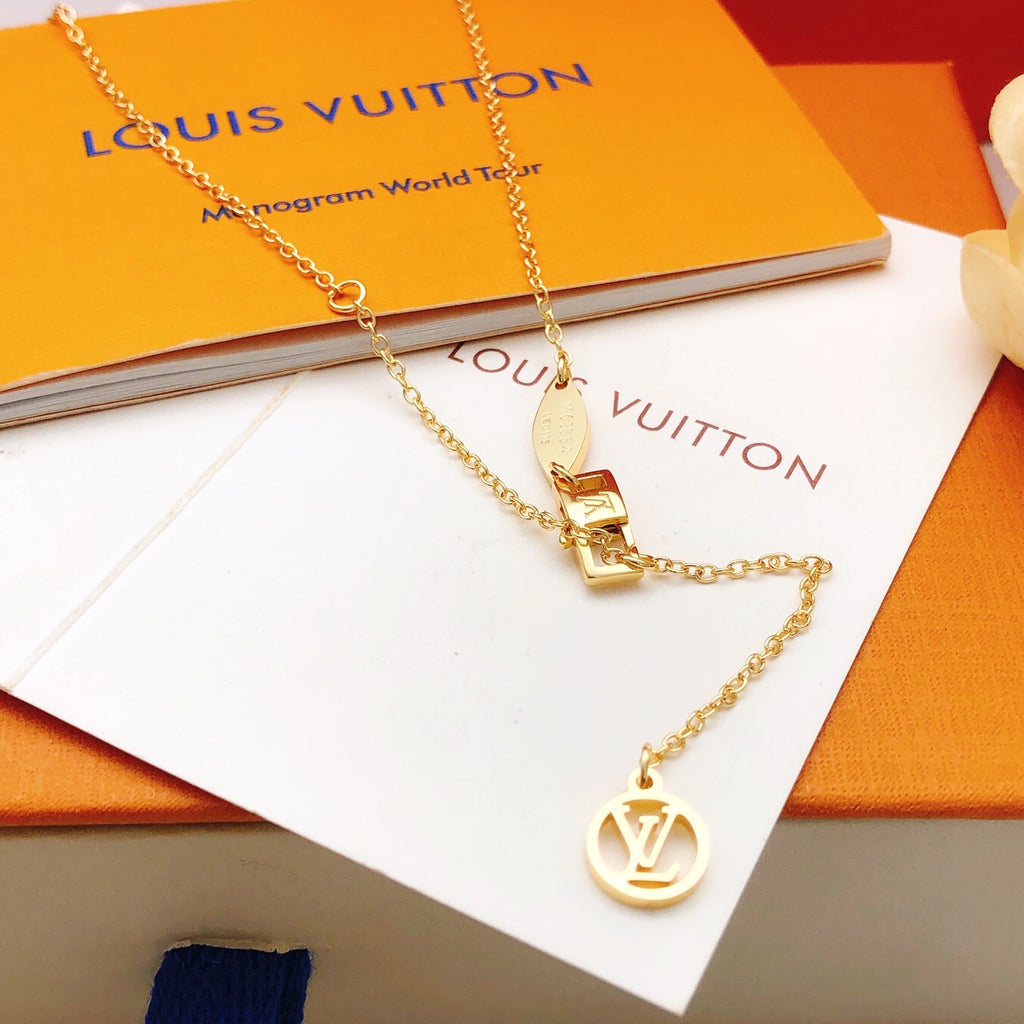 Louis Vuitton Gold-Tone White Mother-of-Pearl Necklace - album image 2