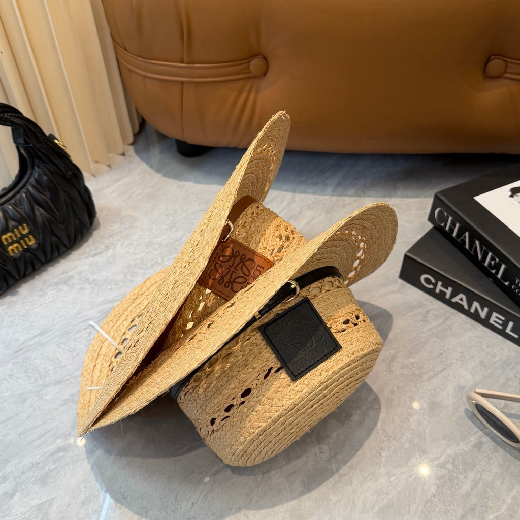 Loewe Open Knit Wide Brim Hat - image 9