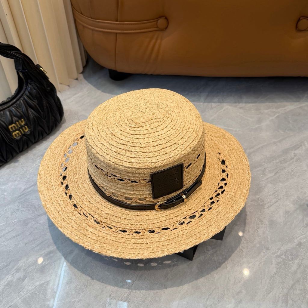 Loewe Open Knit Wide Brim Hat - image 7