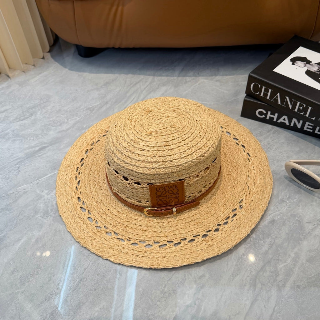 Loewe Open Knit Wide Brim Hat - image 6