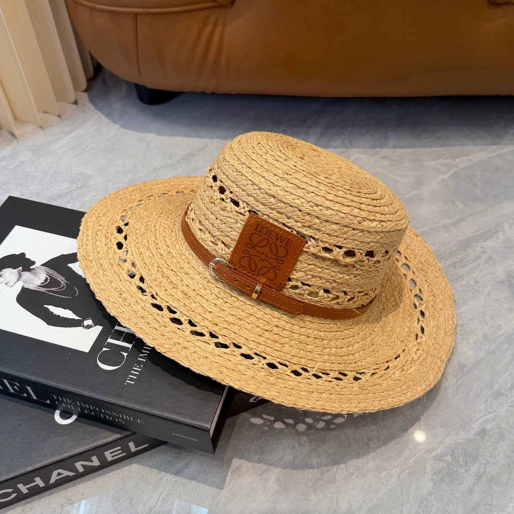 Loewe Open Knit Wide Brim Hat - image 5