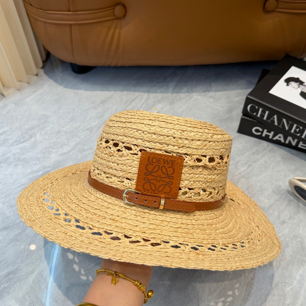 Loewe Open Knit Wide Brim Hat - image 2