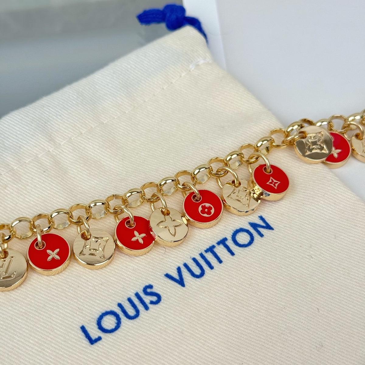 Louis Vuitton Spring Street Flower Monogram LV Letter Long Keychain - album image 4