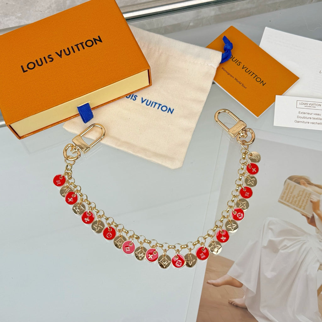 Louis Vuitton Spring Street Flower Monogram LV Letter Long Keychain - album image 1
