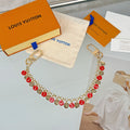 Louis Vuitton Spring Street Flower Monogram LV Letter Long Keychain - album image 1