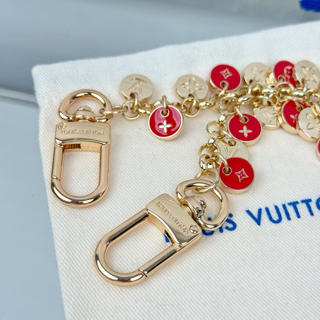 Louis Vuitton Spring Street Flower Monogram LV Letter Long Keychain - album image 5