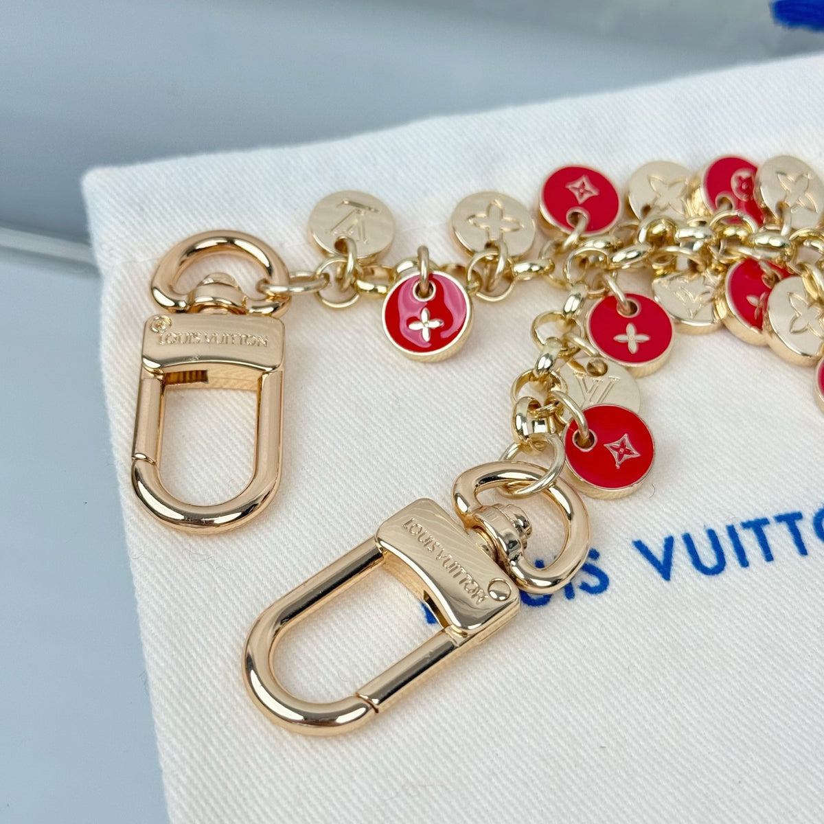 Louis Vuitton Spring Street Flower Monogram LV Letter Long Keychain - album image 5