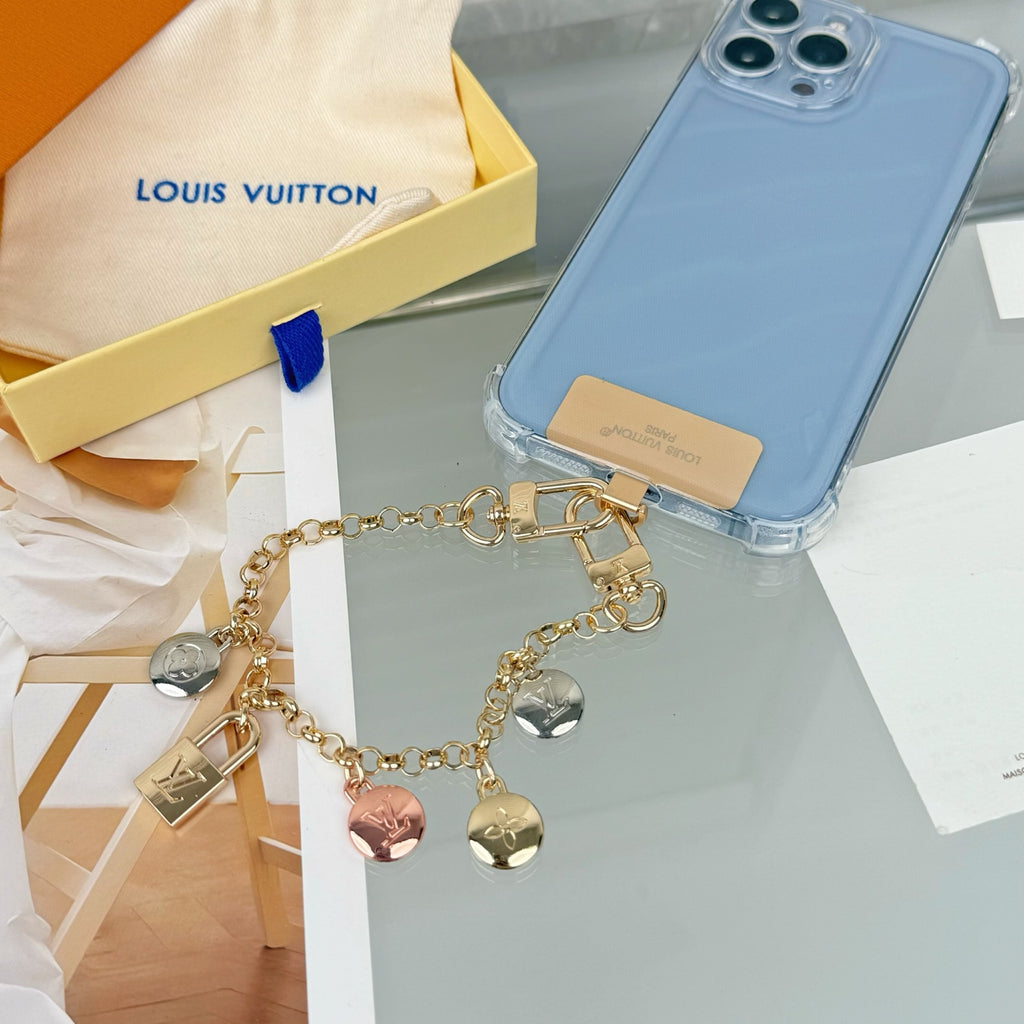 Louis Vuitton Confetti Chain Multicolor Flower Monogram LV Letter Padlock Bag Charm - album image 8