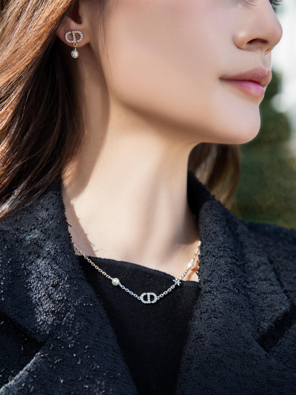 Dior Silver-Tone CD Star Necklace - product image 9