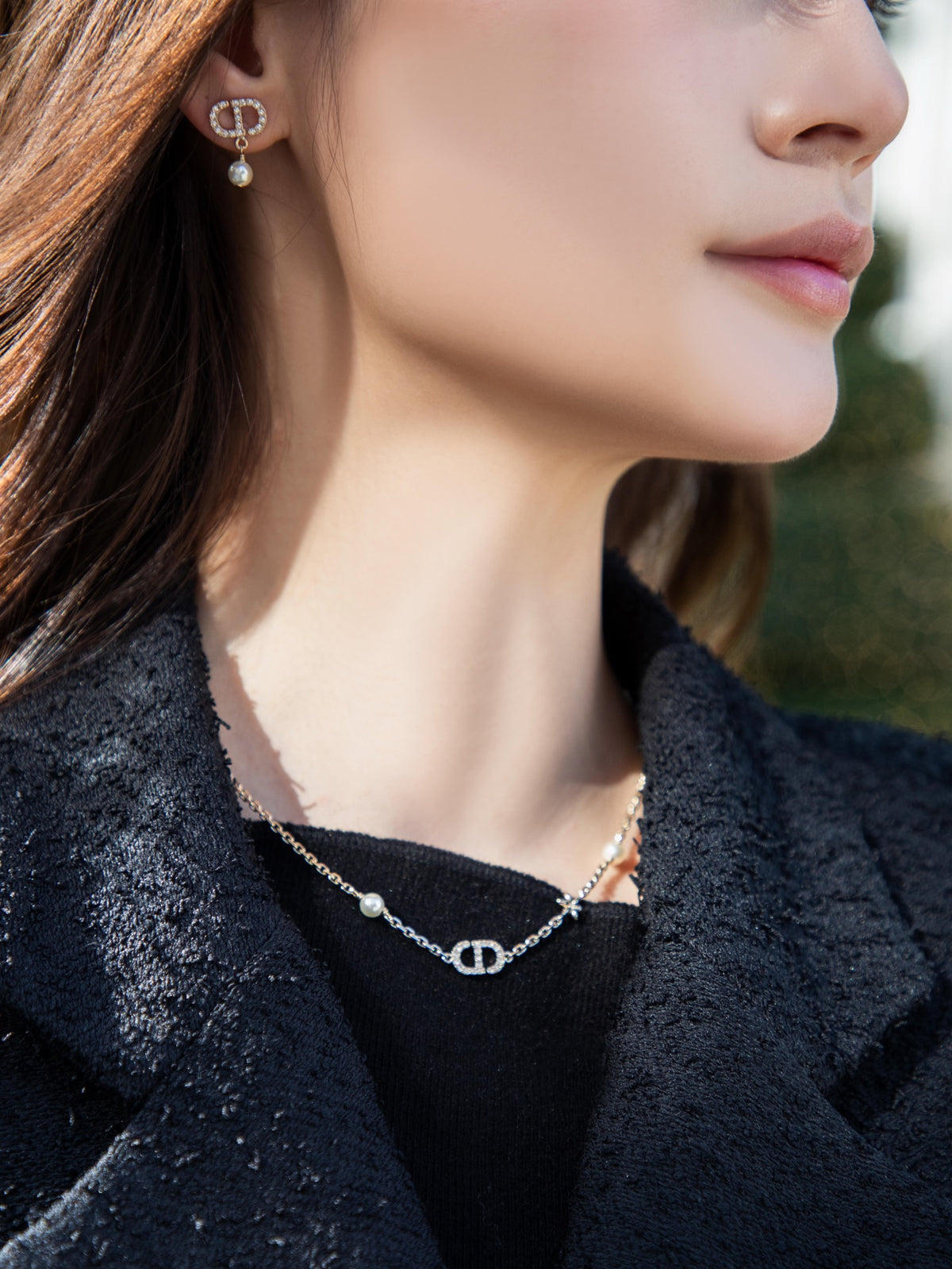 Dior Silver-Tone CD Star Necklace - product image 9