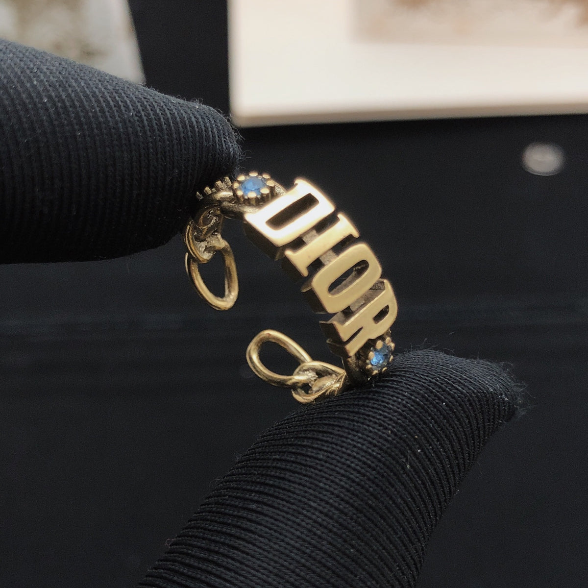 Dior Open Letter Band Ring - product image 1
