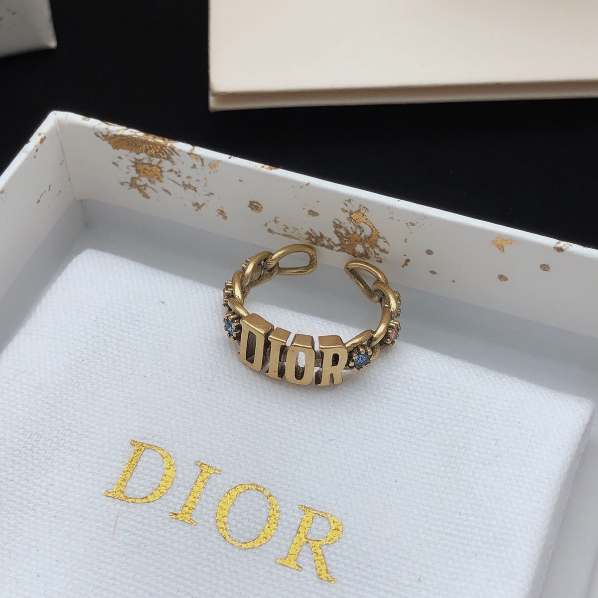 Dior Open Letter Band Ring - product image 4
