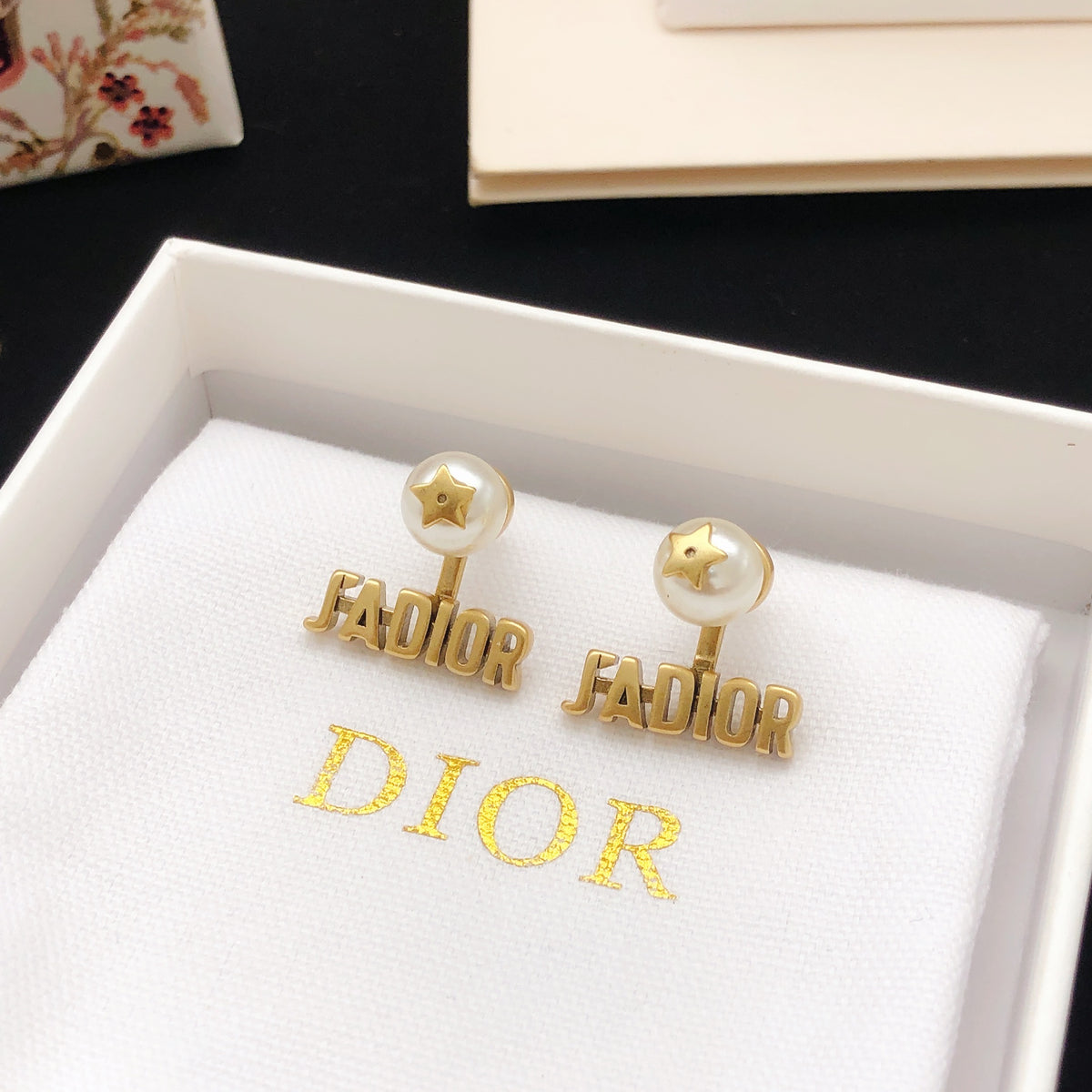 Dior J'Adior Pearl-Look Stud Earrings - product image 4