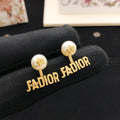 Dior J'Adior Pearl-Look Stud Earrings - product image 1