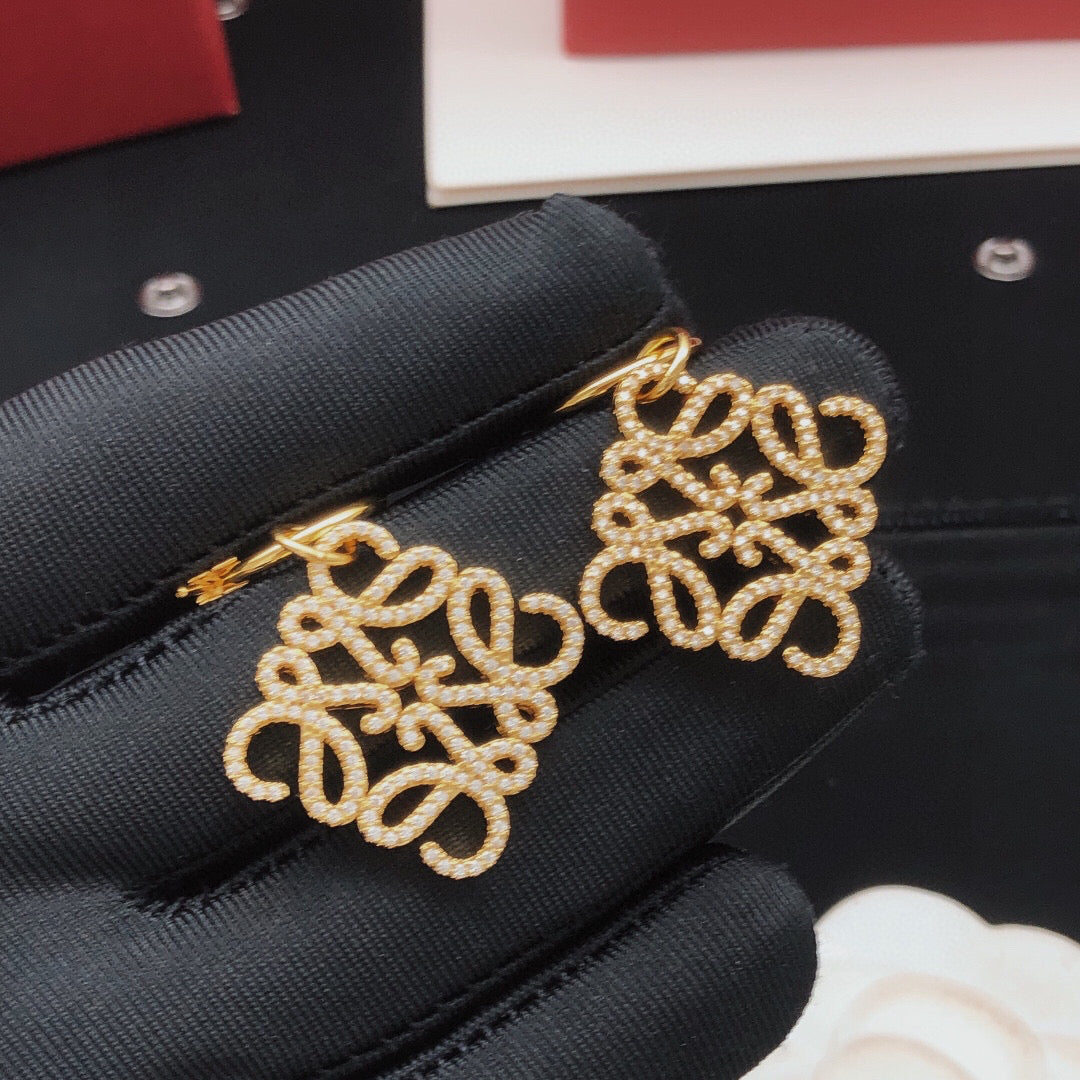 Loewe Anagram Hoop Drop Earrings - product image 8