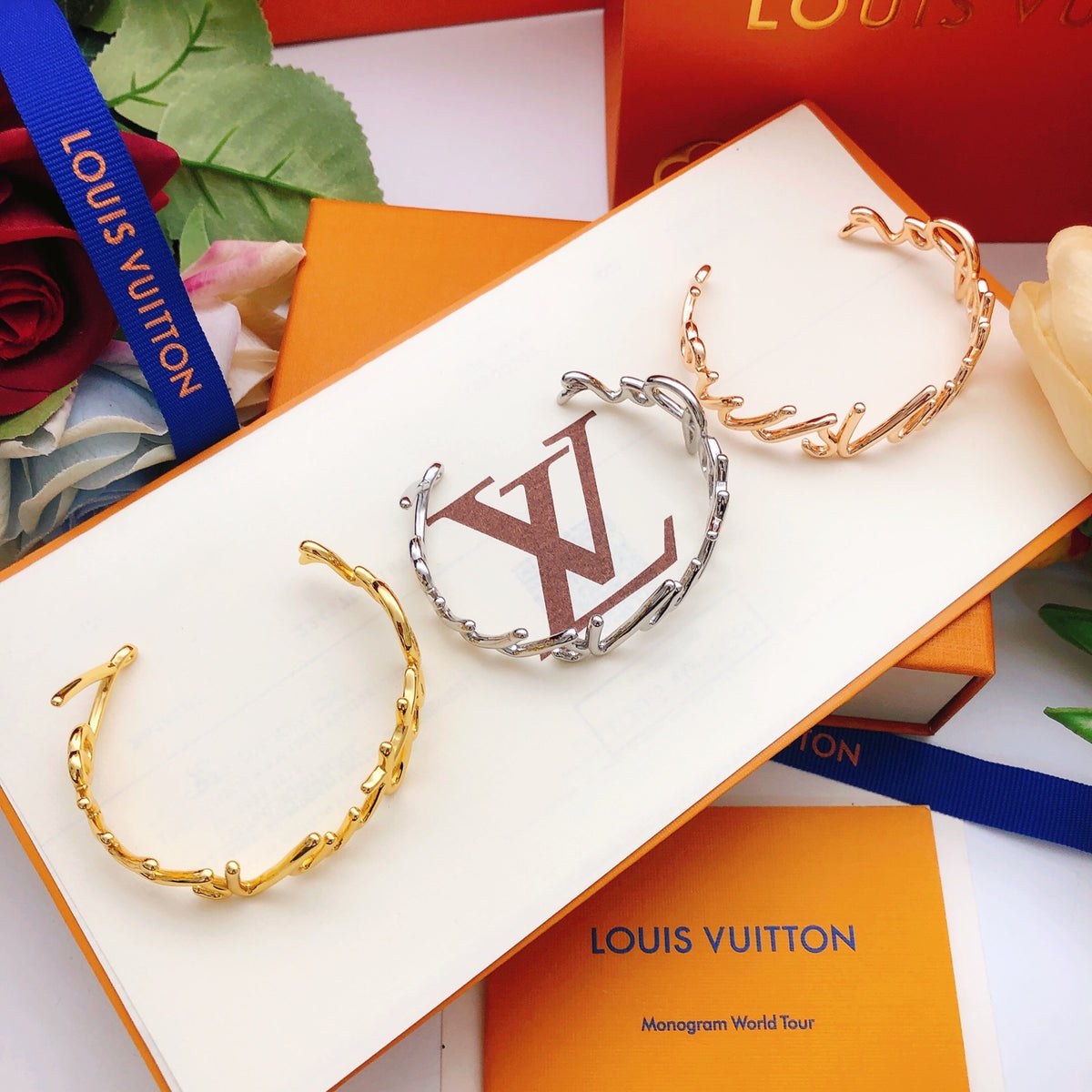 Louis Vuitton Gold-Tone Bangle - album image 6