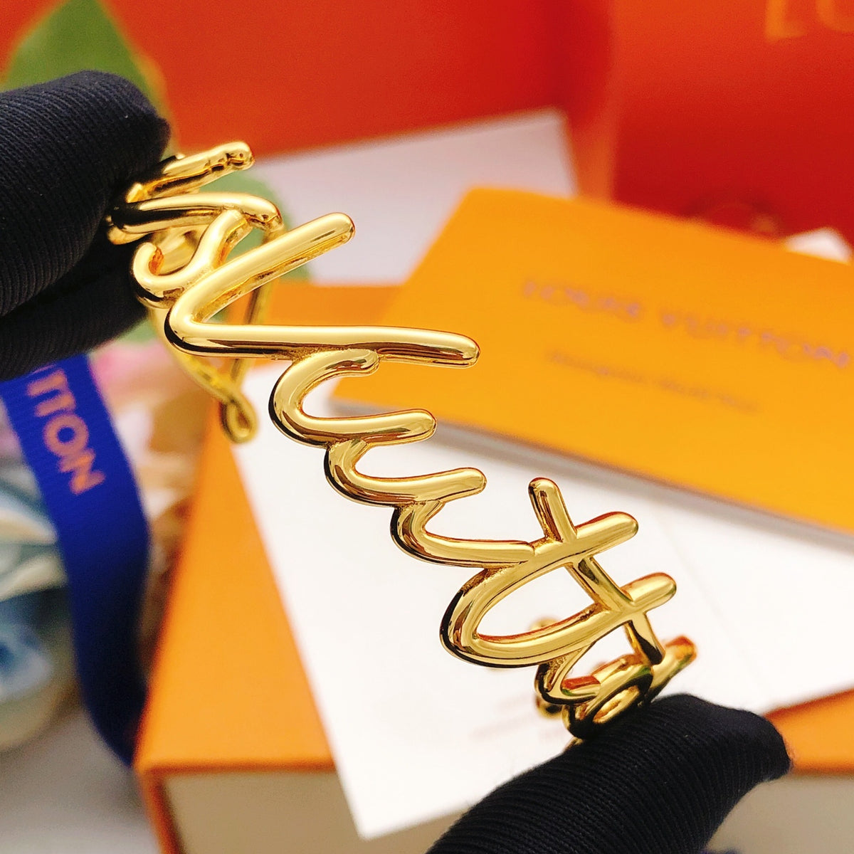 Louis Vuitton Gold-Tone Bangle - album image 2