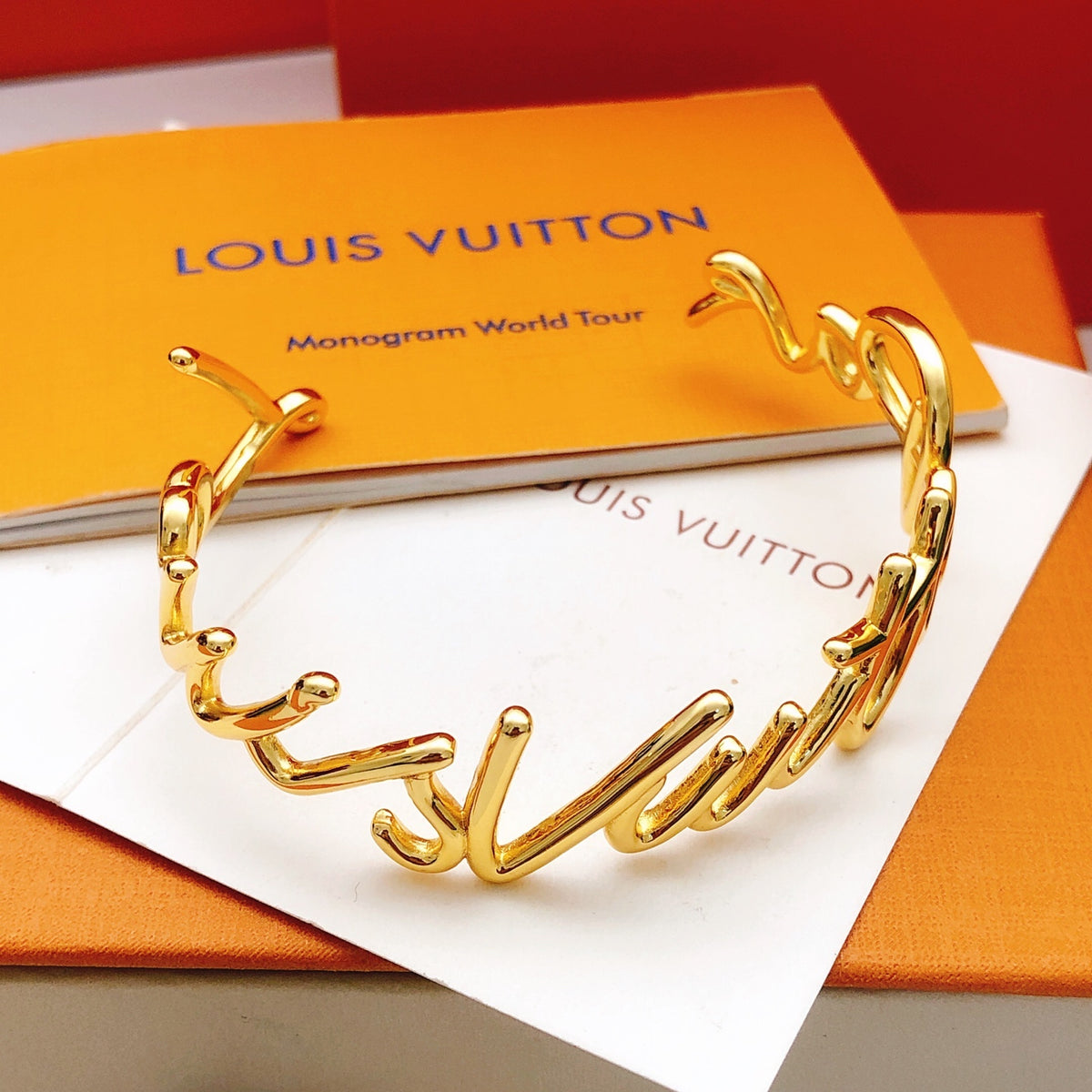 Louis Vuitton Gold-Tone Bangle - album image 4