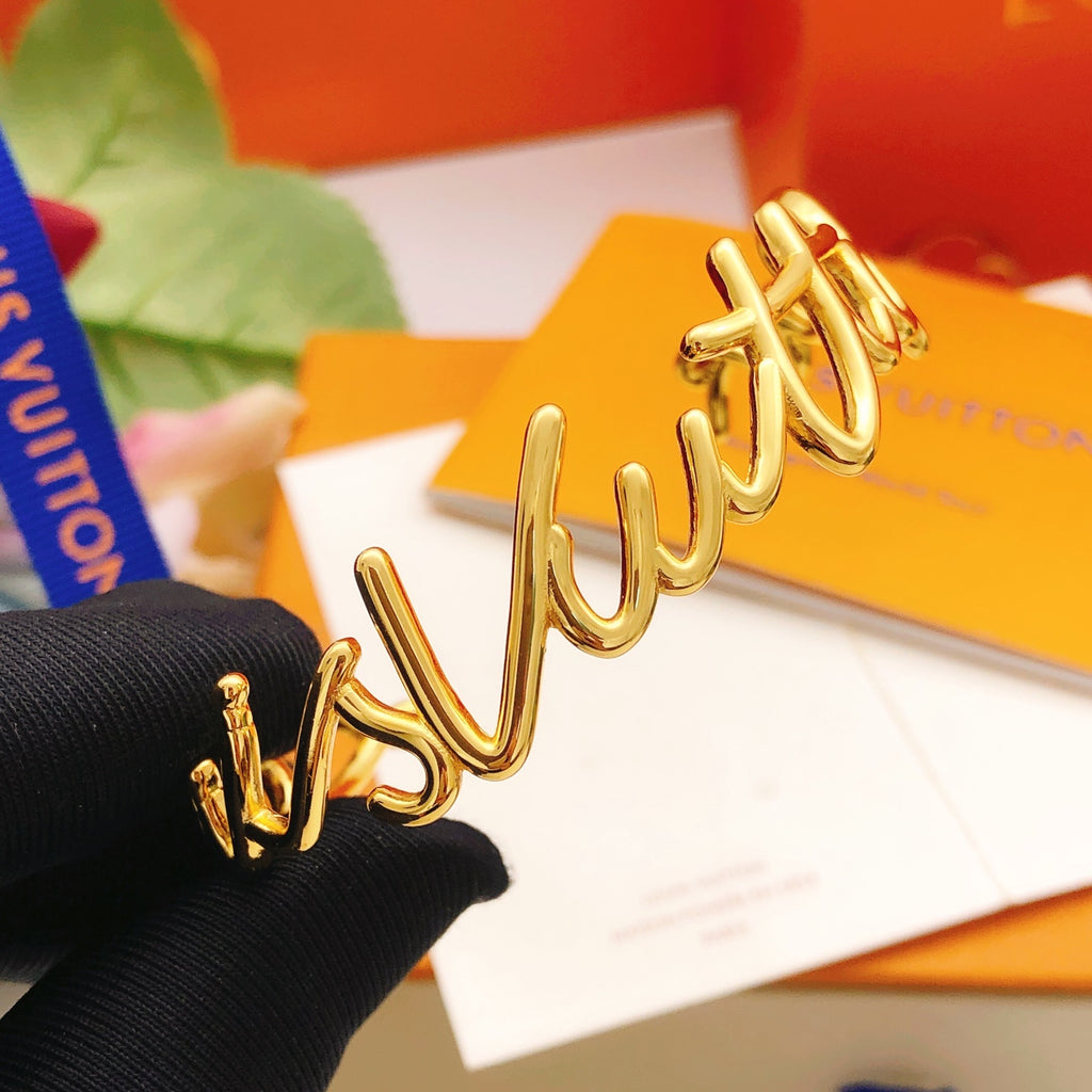 Louis Vuitton Gold-Tone Bangle - album image 1