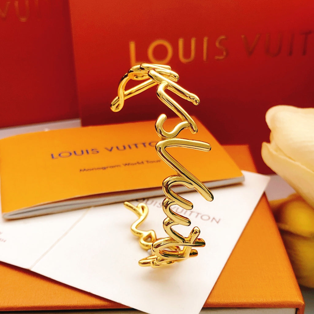 Louis Vuitton Gold-Tone Bangle - album image 5