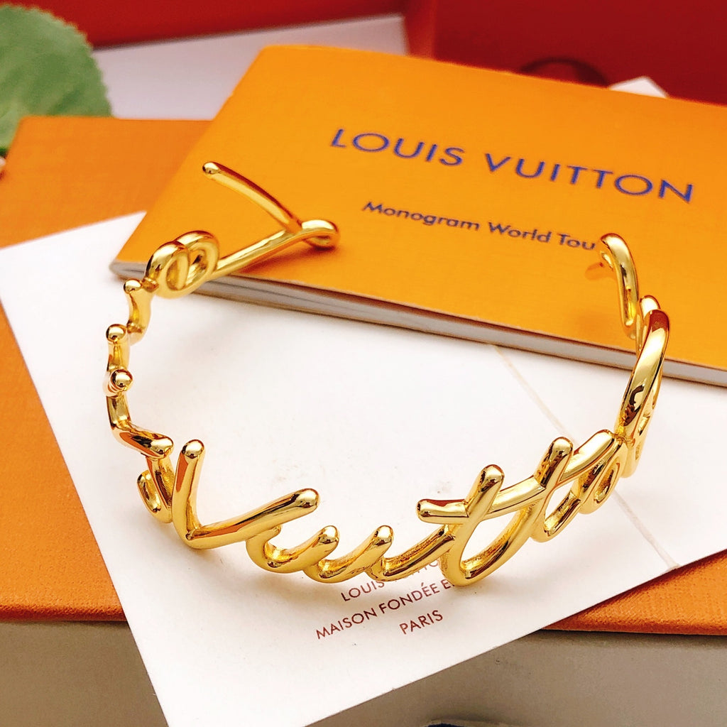 Louis Vuitton Gold-Tone Bangle - album image 3