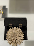 Chanel Interlocking C Leather Stud Earrings - album image 1