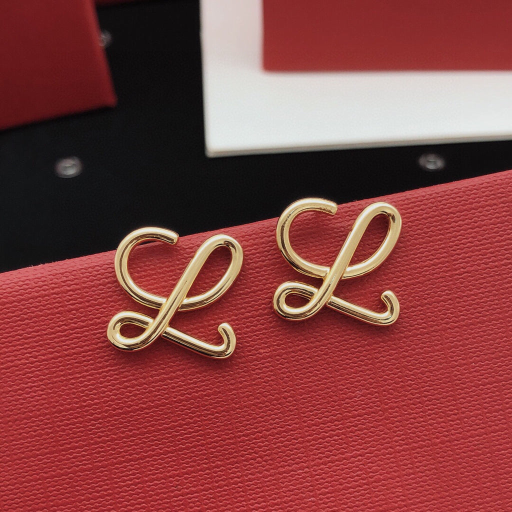 Loewe Script L Stud Earrings - product image 7