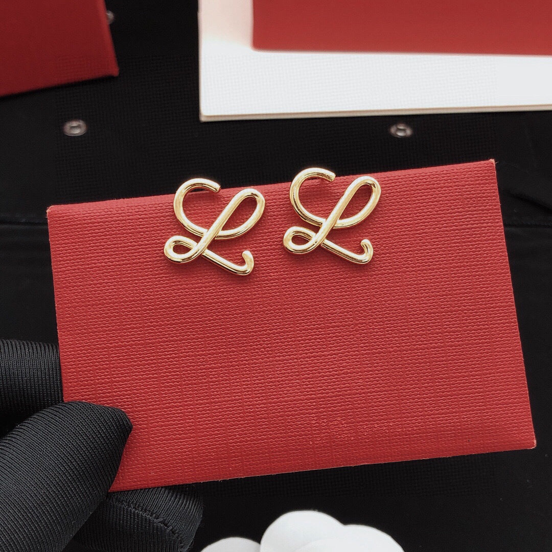 Loewe Script L Stud Earrings - product image 6