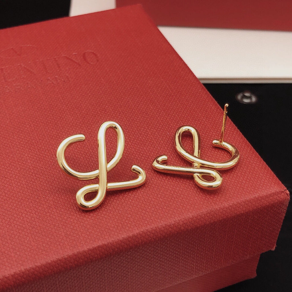 Loewe Script L Stud Earrings - product image 2