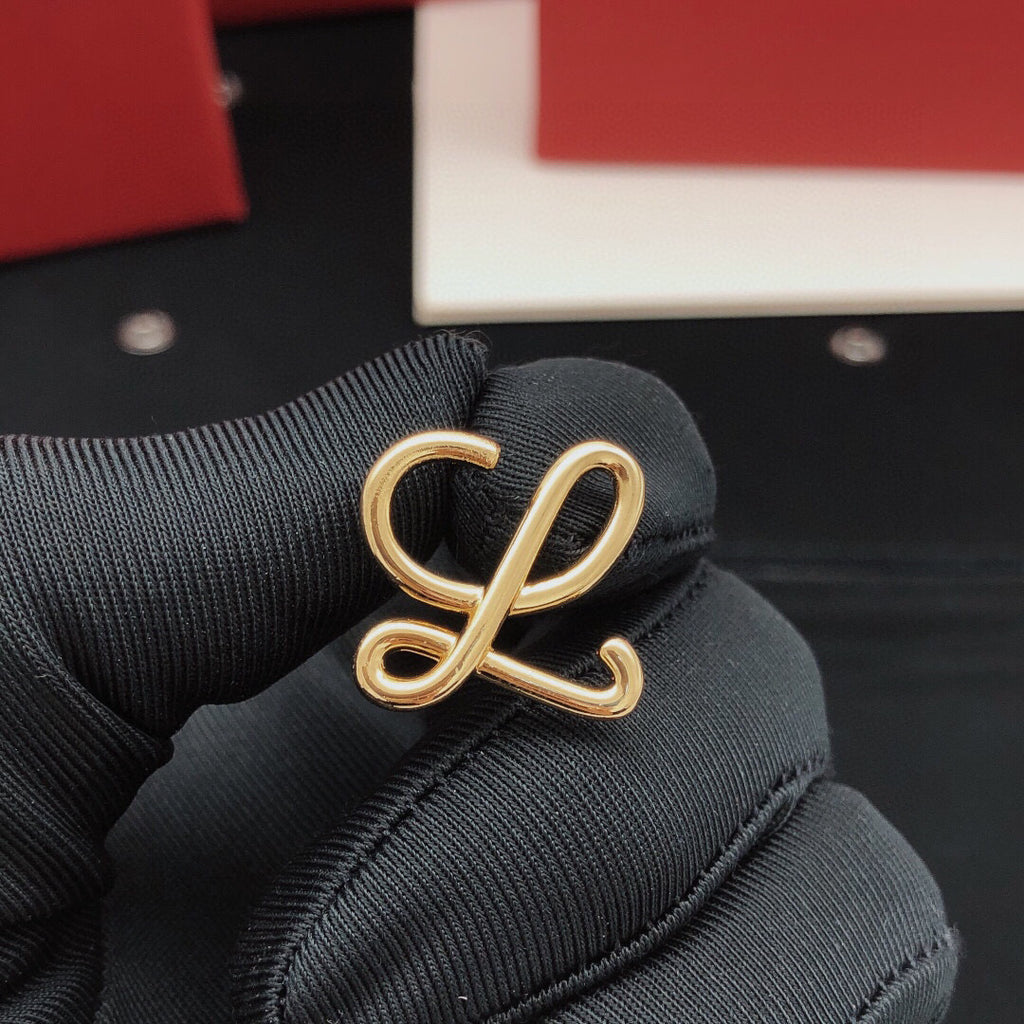 Loewe Script L Stud Earrings - product image 5