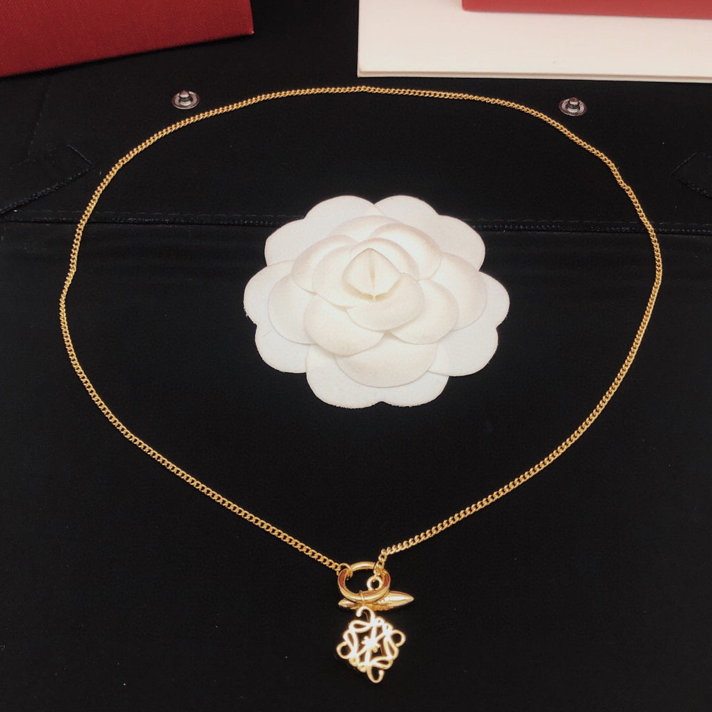Loewe Open Anagram Fine-Chain Necklace - product image 2
