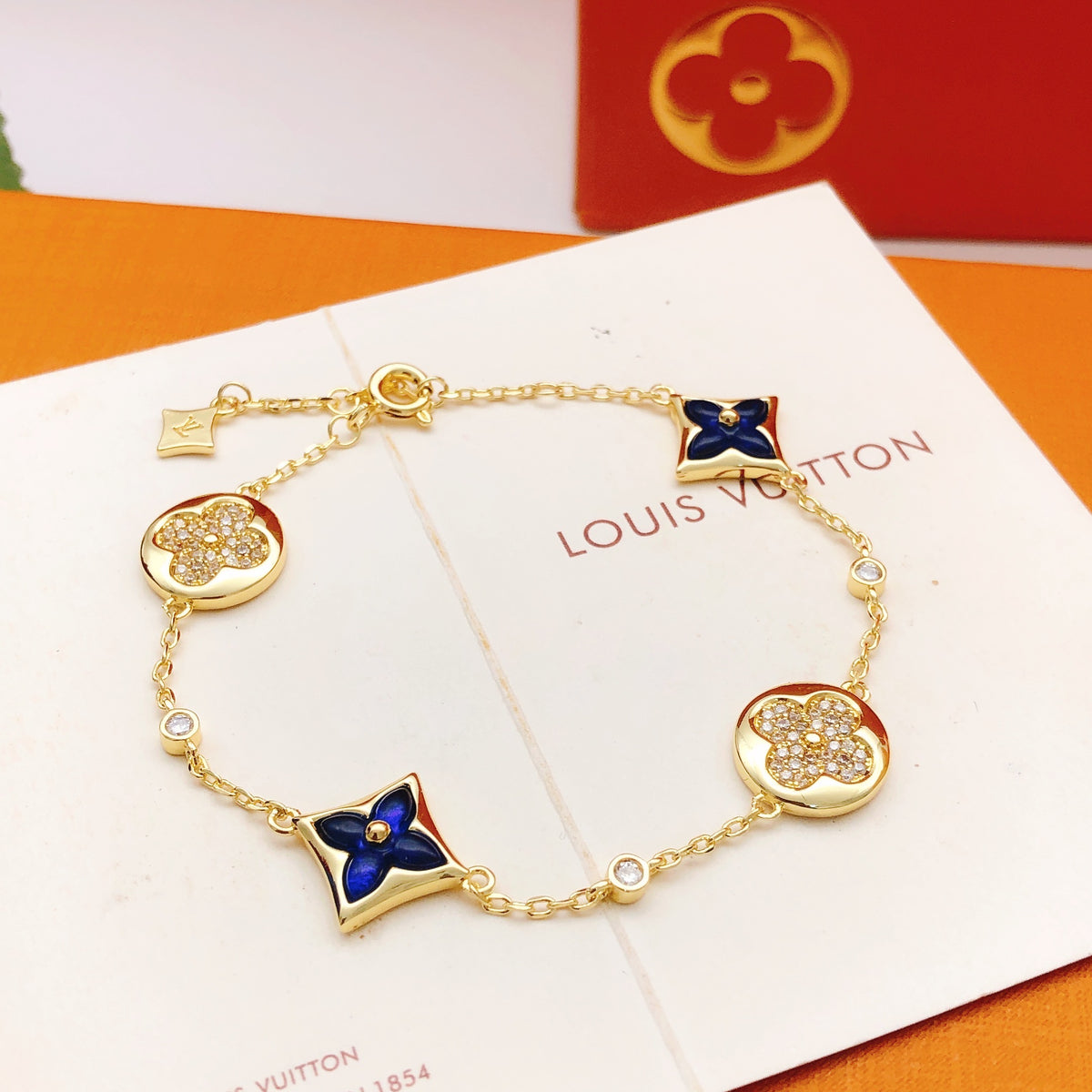 Louis Vuitton Royal Blue Blue Mother-of-Pearl Bracelet - album image 5
