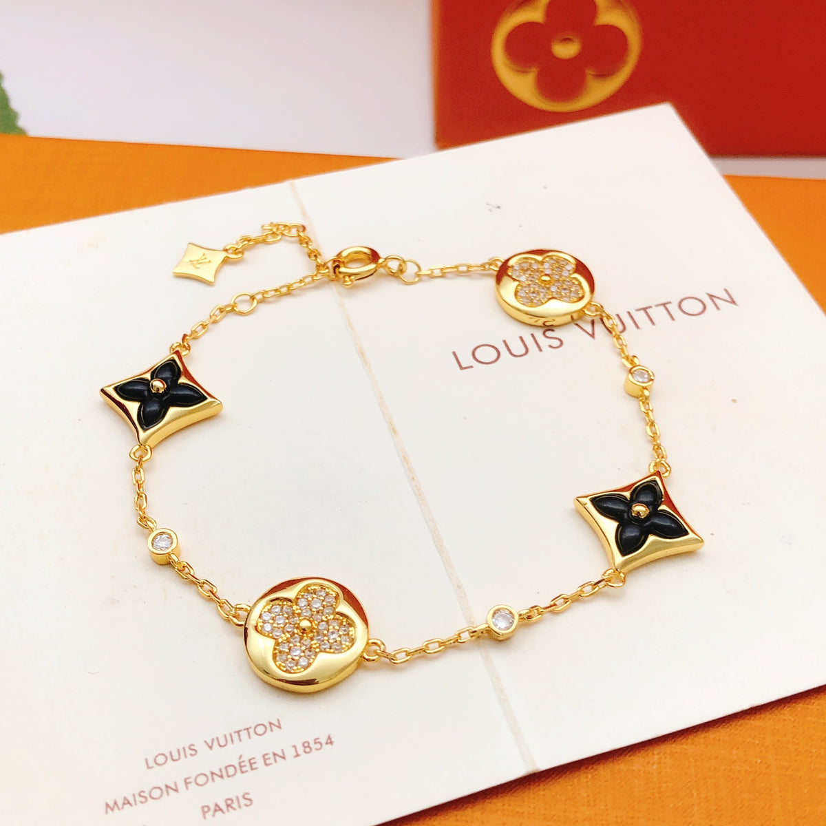 Louis Vuitton Black Mother-of-Pearl Bracelet - album image 5
