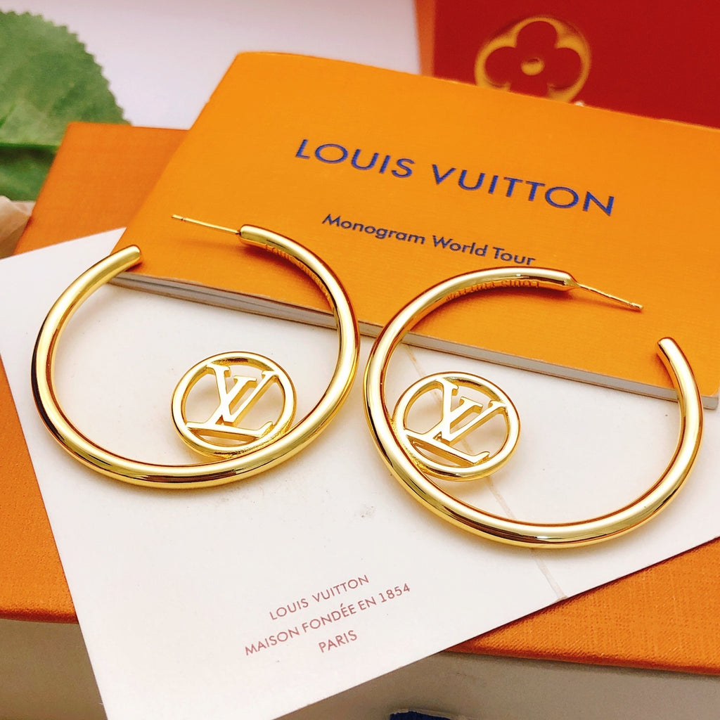 Louis Vuitton Circular Polished Earrings - album image 4