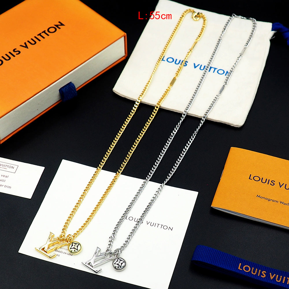Louis Vuitton Flower Pendant Necklace in Three Finishes - album image 1