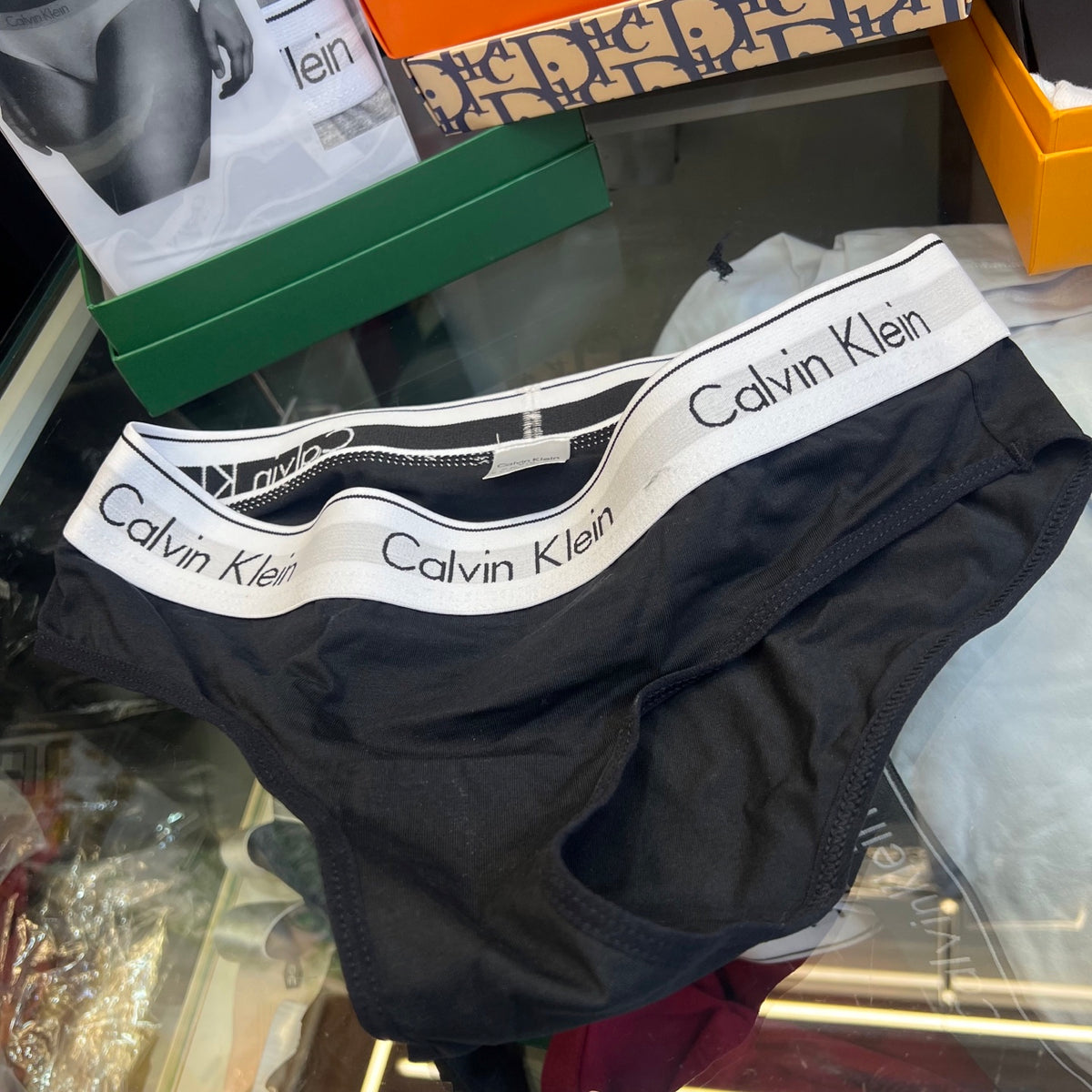 Calvin Klein White Logo Band Women's Briefs - 3-Piece Pack - image 1
