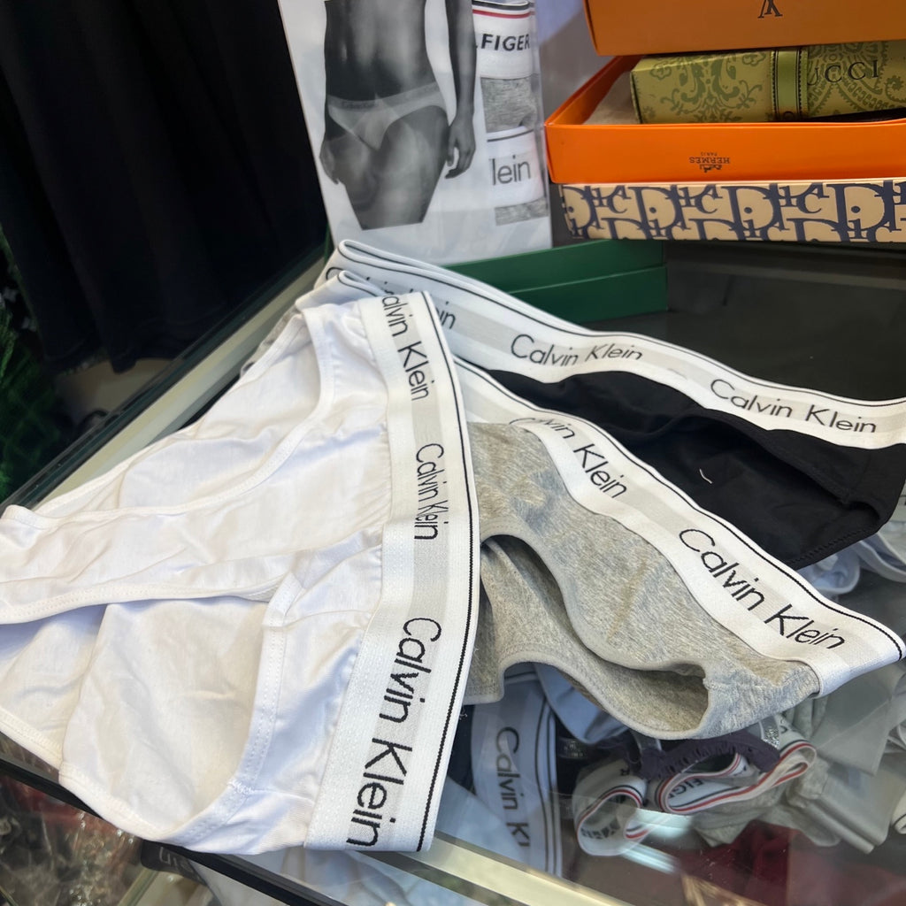 Calvin Klein White Logo Band Women's Briefs - 3-Piece Pack - image 9
